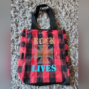 Flannel Tote Bag